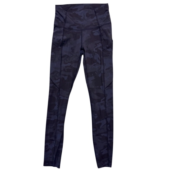 Lululemon Fast and Free High-Rise Tight 23" 5 Pocket Incognito Camo Size 2 - Picture 1 of 11